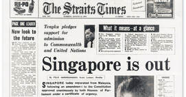 Lee Kuan Yew lead the initiative for Singapore’s independence from Malaysia